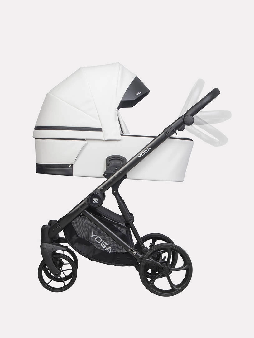 Коляска 3 в 1 Riko Basic Yoga Ecco 11 White, Белый