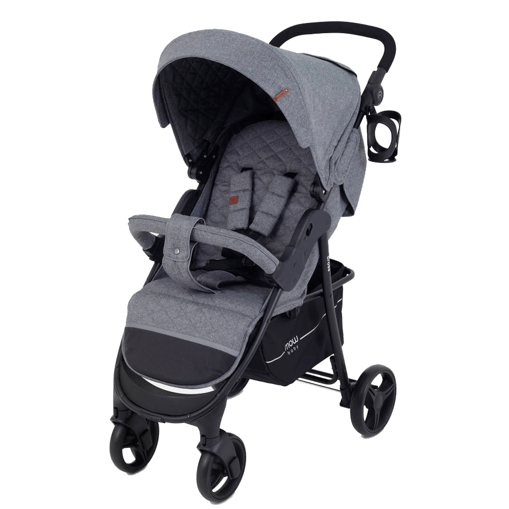 Коляска прогулочная Mowbaby Cross Gold Grey