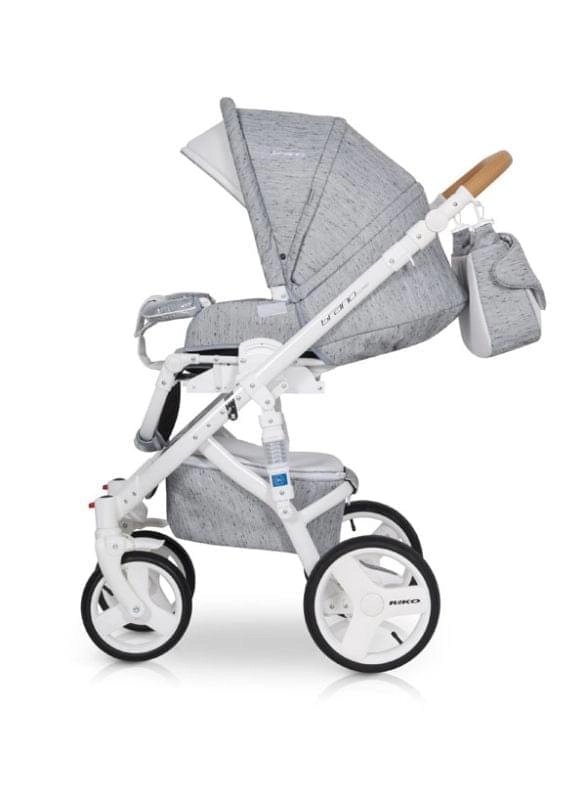 Коляска 2 в 1 Riko Bruno Luxe 05 серый