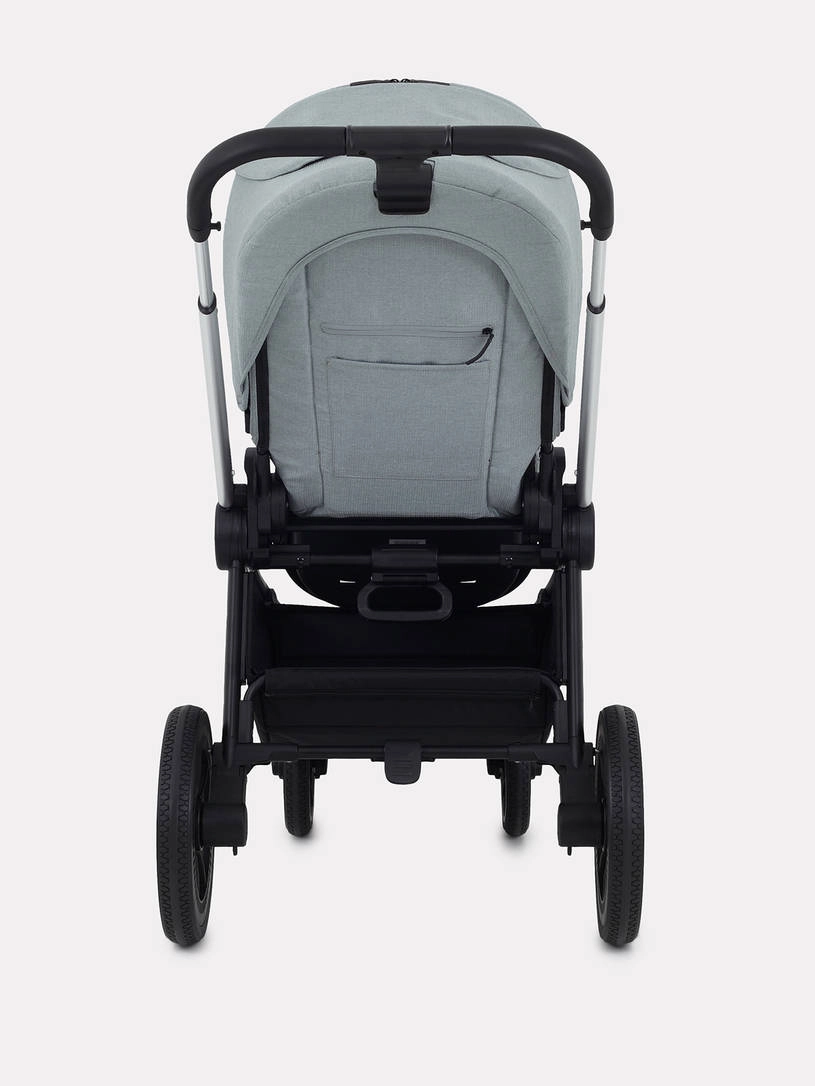 Коляска 2 в 1 Mowbaby Zoom PU silver green tea