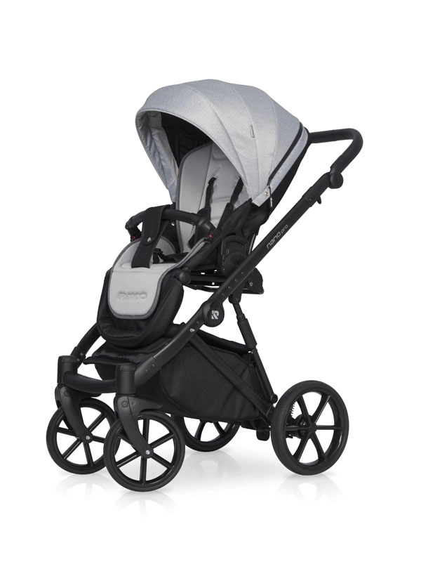 Коляска 3 в 1 Riko Nano Pro 01 Grey Fox серый