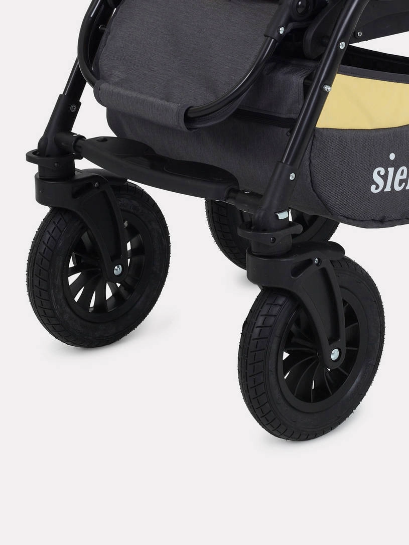 Коляска 2 в 1 Rant Siena 10 серый-желтый