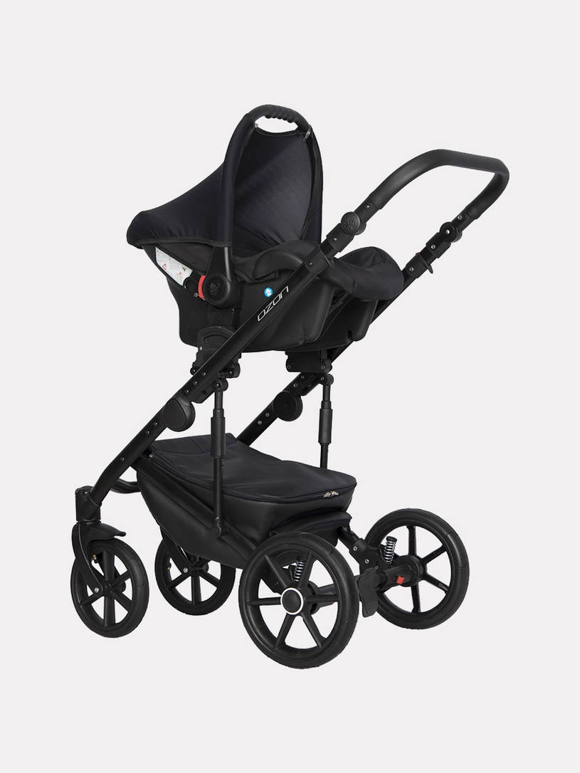 Коляска 3 в 1 Riko Basic Ozon Pastel 04, Серый