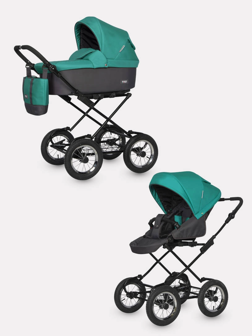 Коляска 2 в 1 Riko Basic Bella Classic 03 мятный