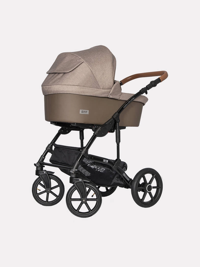 Коляска 2 в 1 Riko Basic Bella Life 05 Mokka коричневый