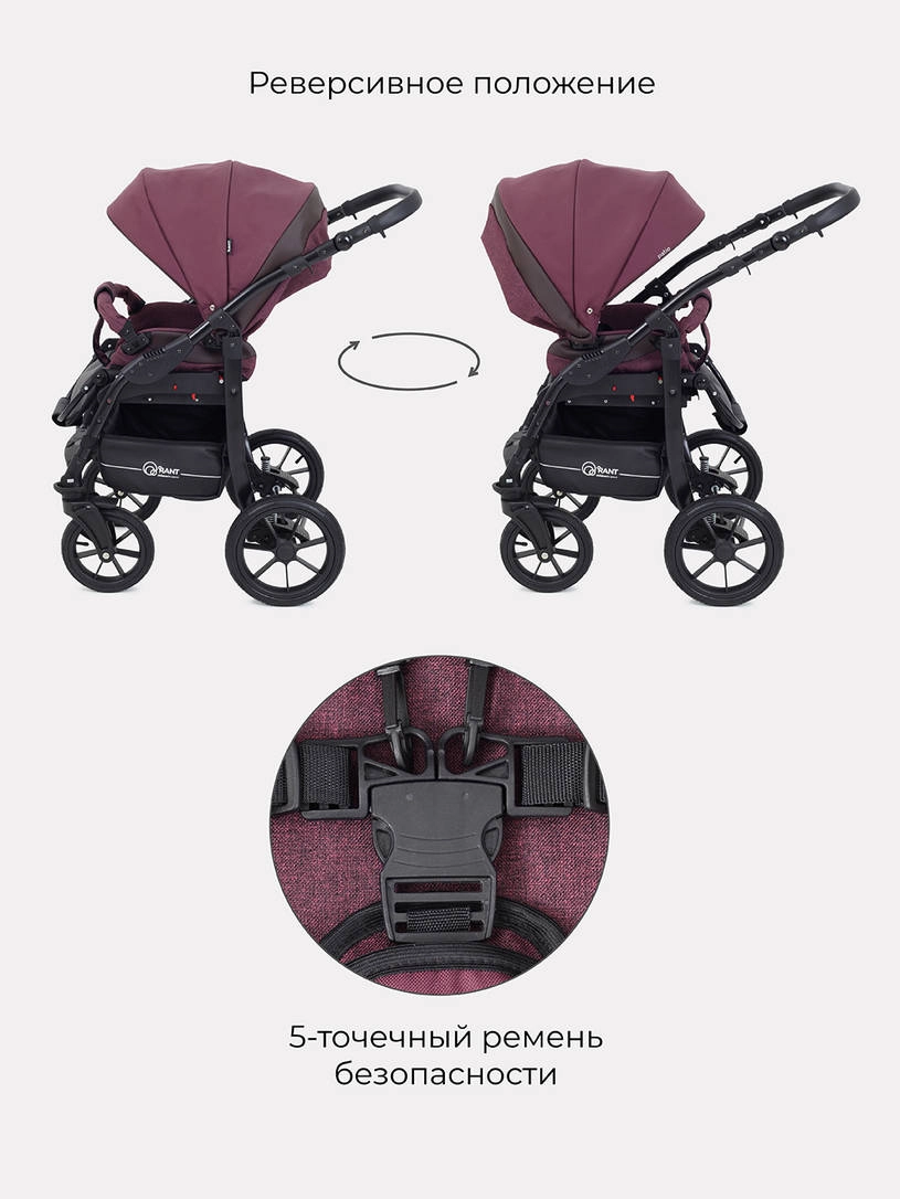 Коляска 2 в 1 Rant Patio Purple