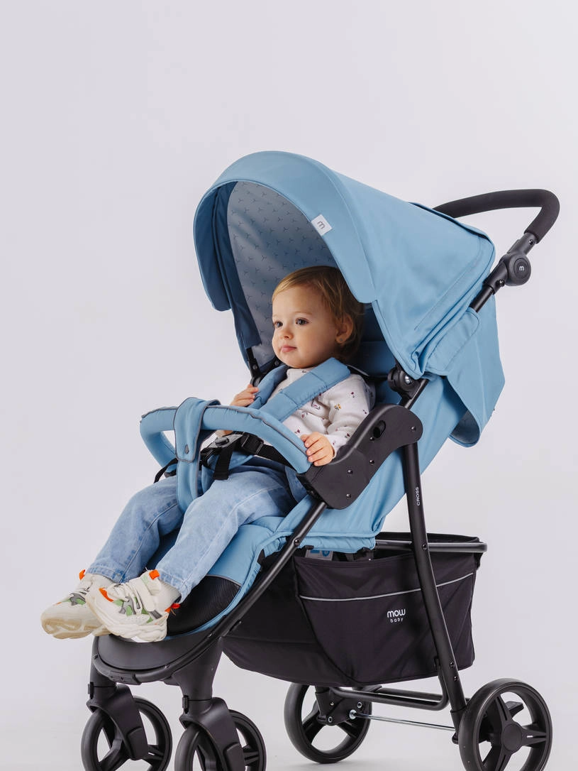Коляска прогулочная Mowbaby Cross 2024 blue