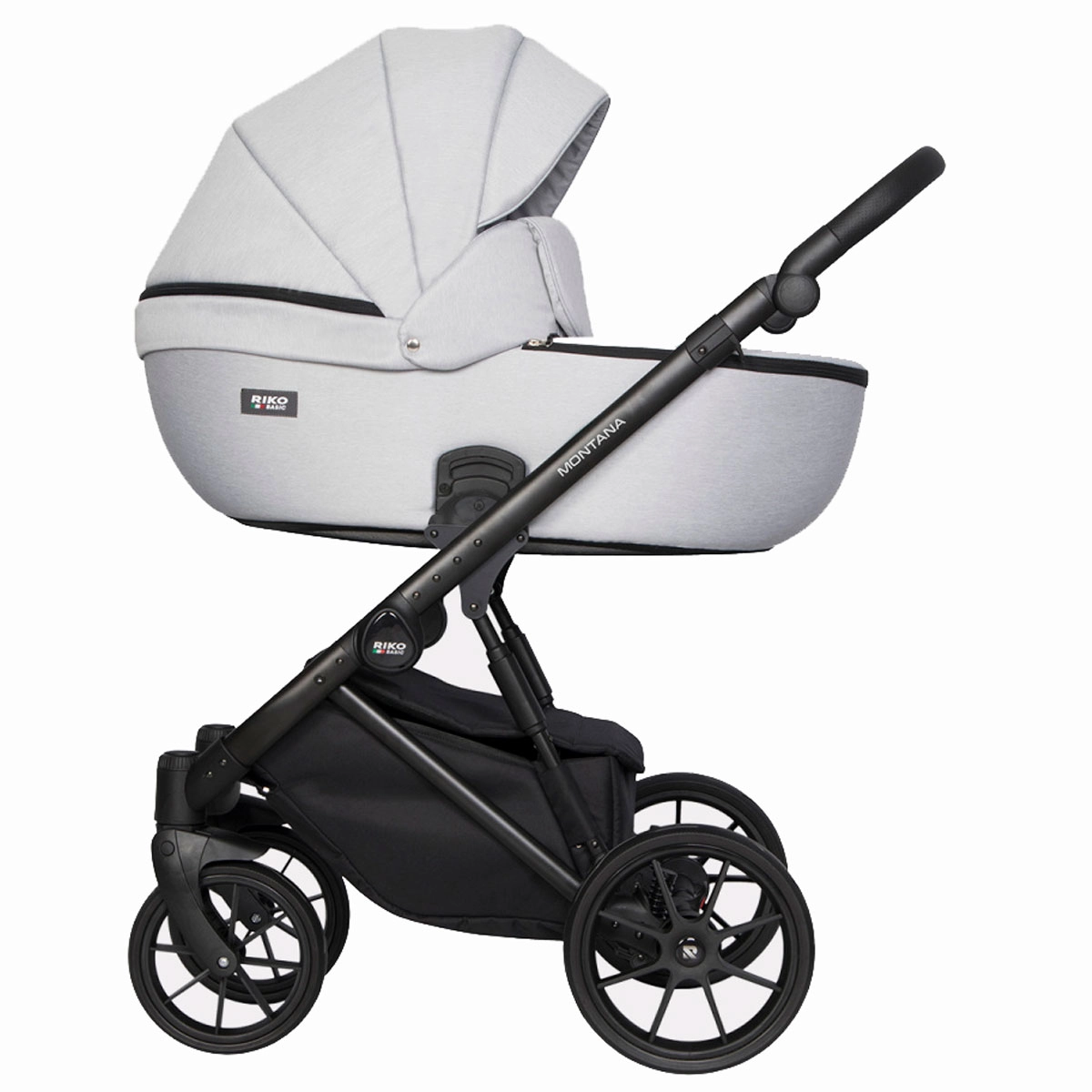 Коляска 2 в 1 Riko Basic Montana 03 серый