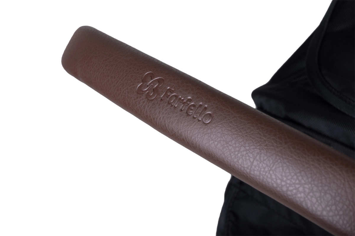 Коляска детская прогулочная Farfello Bino Angel Comfort (Rich black / Черный)