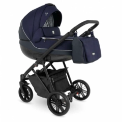 Коляска 2 в 1 Camarelo Zeo, Синий / Серебряный кант (ZEO23-19)