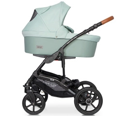 Коляска 3 в 1 Riko Basic Bella Life 02 Basil зеленый