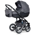 Коляска 3 в 1 Riko Bruno 01 серый