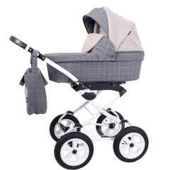 Коляска 2 в 1 Rant Nova Classic 03 серый-бежевый