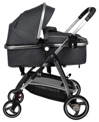 Коляска трансформер Farfello Pristina (Черный PS-15)
