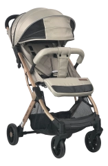 Коляска детская прогулочная Farfello Comfy Go (beige/ бежевый (золото) CG-111)