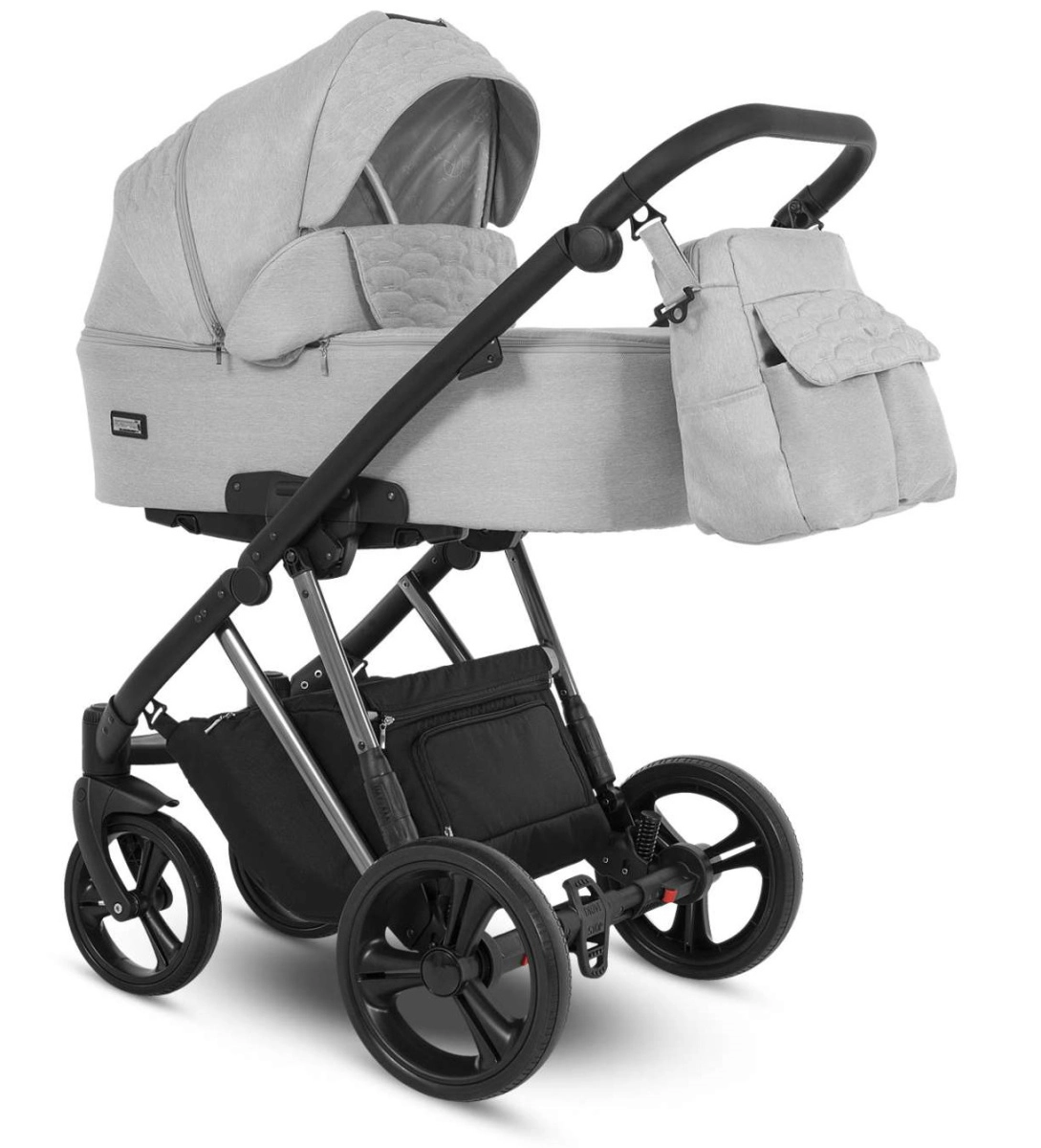 Коляска Camarelo Faro 2 в 1 светло-серый меланж