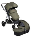 Коляска модульная 2 в 1 Farfello Cloud Baby CB (CB-11 Хаки)