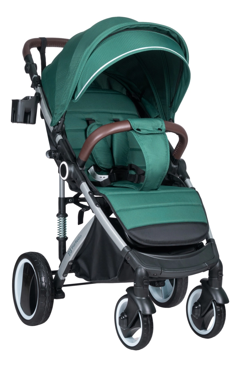 Коляска детская прогулочная Farfello Bino Angel Plus (Ultramarine green/Ультрамариновый зеленый)