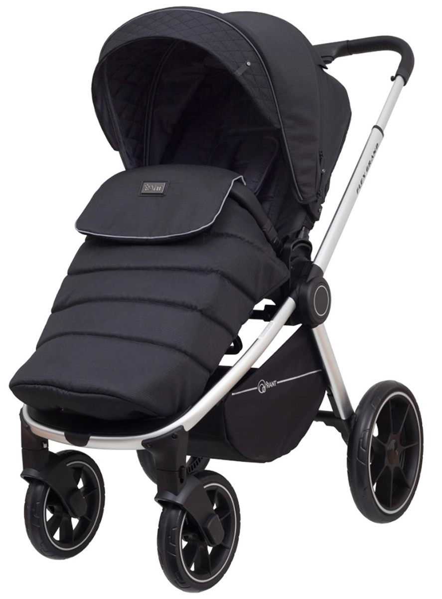 Коляска 3 в 1 Rant Flex Grand Midnight Black черный
