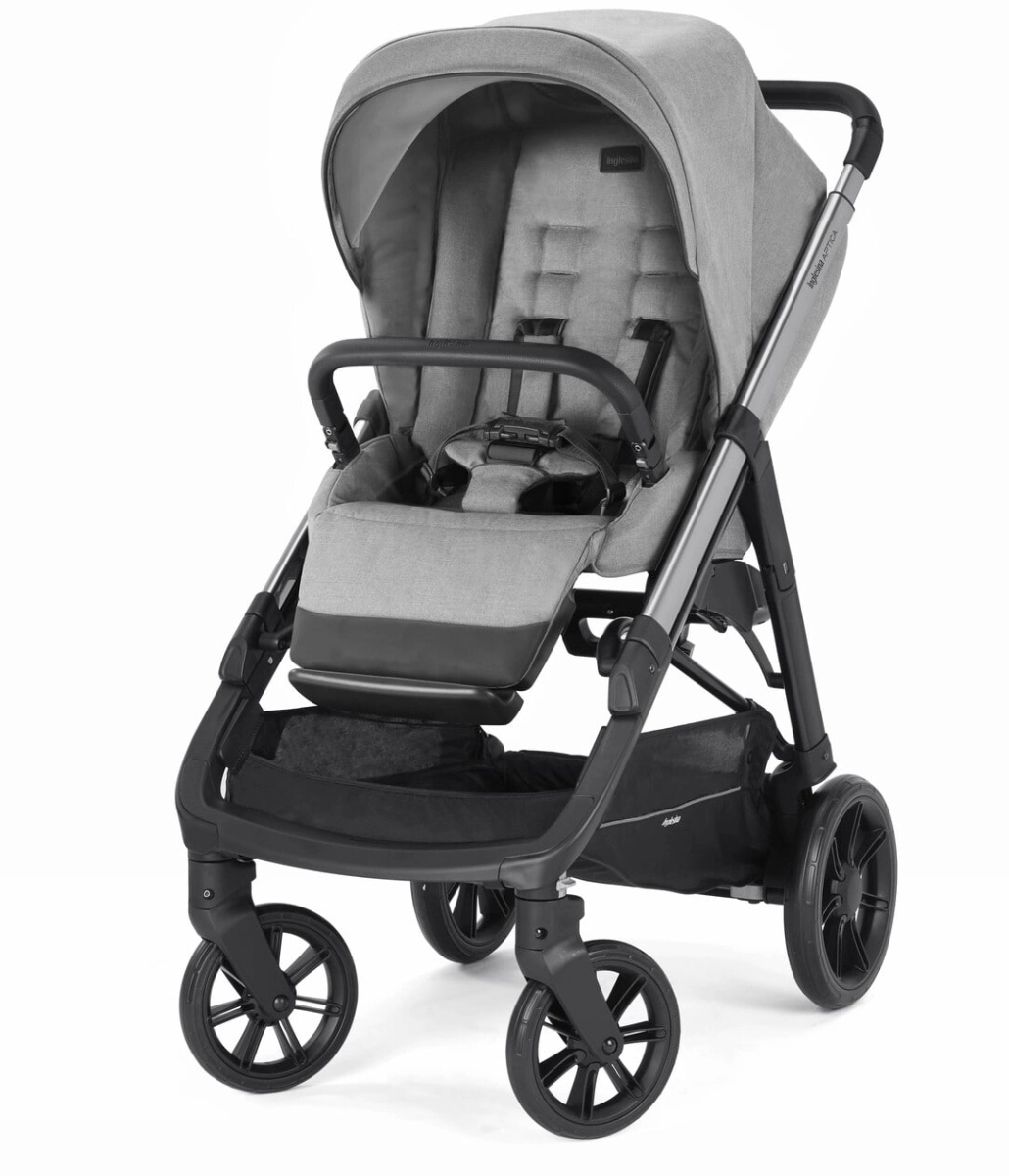 Коляска 3 в 1 Inglesina Aptica с подставкой под люльку Stand Up, Silk Grey