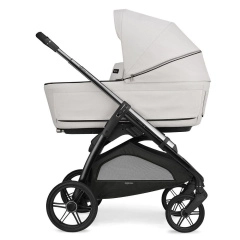 Коляска 3 в 1 Inglesina Aptica New 2025 + Автокресло Inglesina Darwin i-Size (0-13 кг), Opal Ivory (Светло-серый)