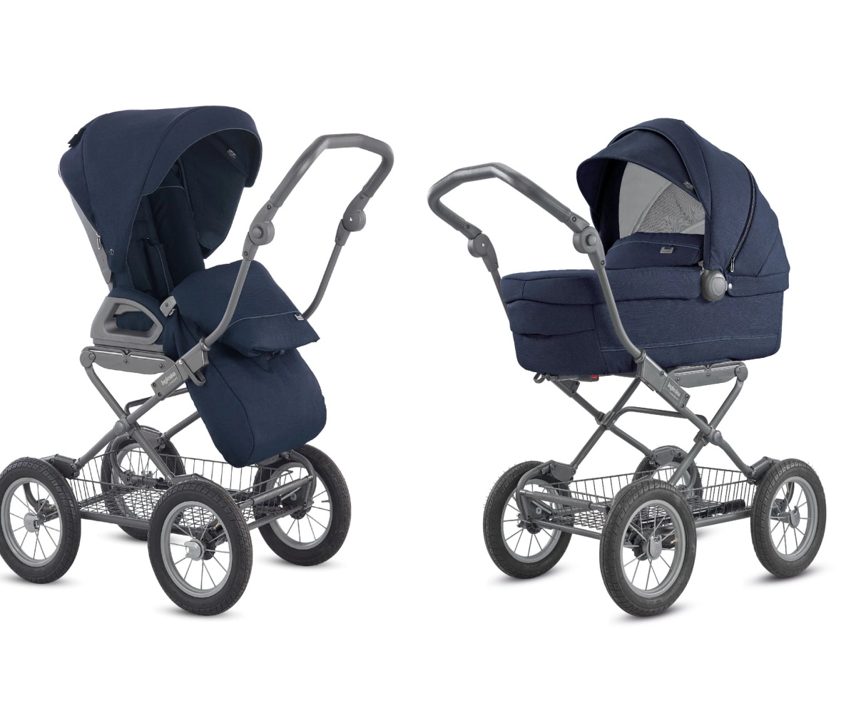 Коляска Sofia System Duo 2 в 1 на шасси Ergo Bike (AA15N6SLB + AE15H6100), цвет SAILOR BLUE