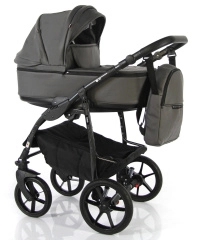 Детская коляска Sevillababy Uno 2 в 1 т.серый экокожа