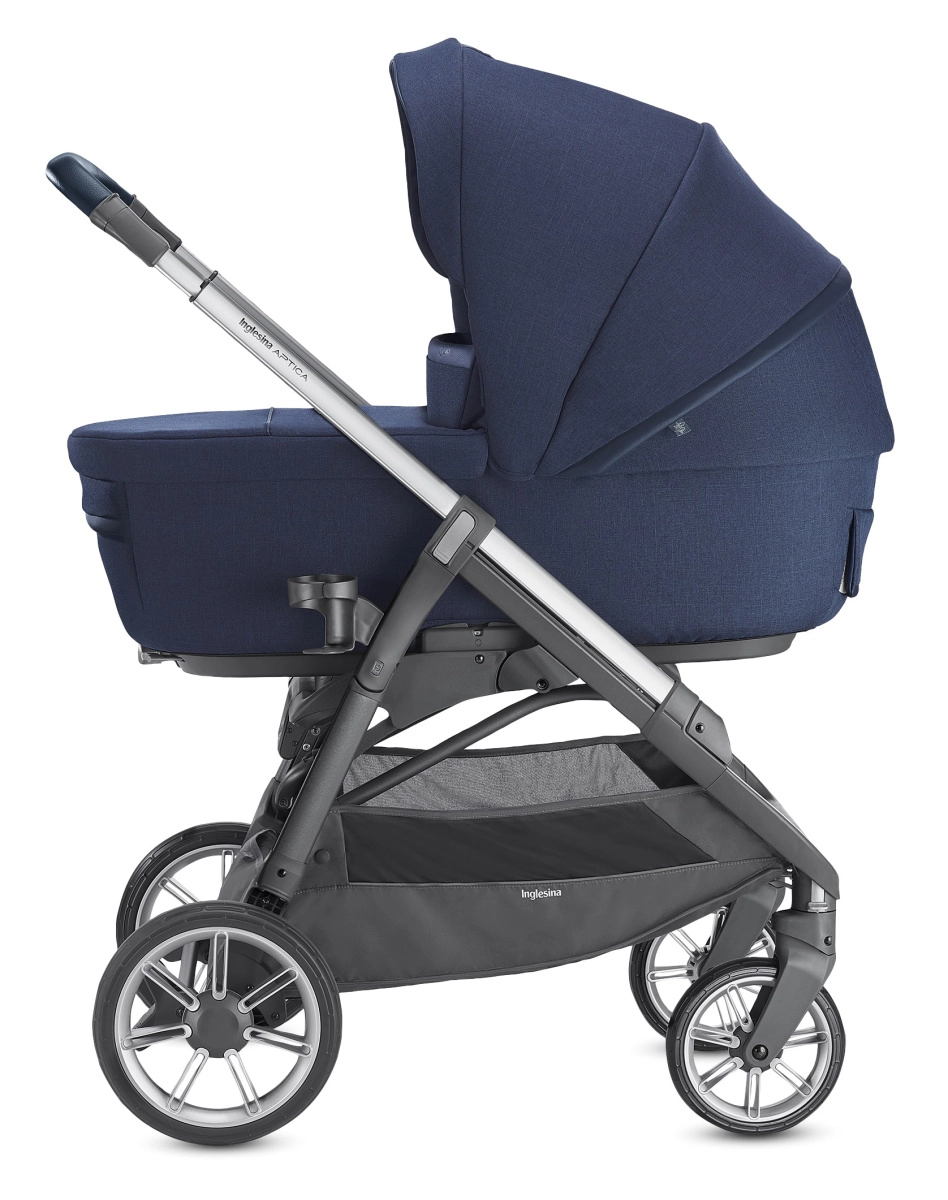 Коляска 3 в 1 Inglesina Aptica  с подставкой под люльку Stand Up,  Portland Blue