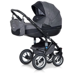 Коляска 2 в 1 Riko Bruno 01 серый