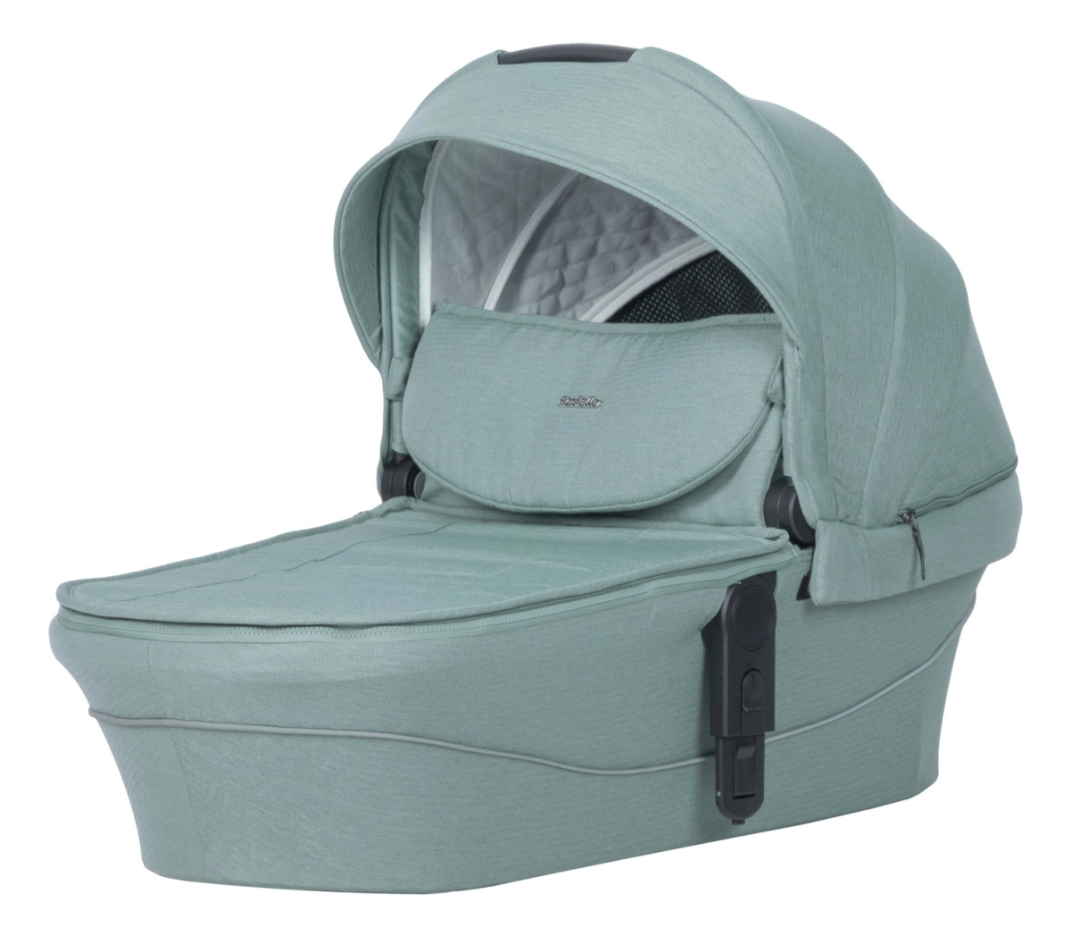 Коляска модульная 2в1 Farfello Baby shell BBS (BBS-15 Green/Зеленый / серебро)