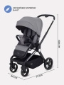 Коляска прогулочная Mowbaby Finch Grey