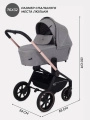Коляска 2 в 1 MOWBaby ZOOM PU RA086 Gold Beige