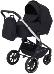 Коляска 2 в 1 MOWBaby ZOOM PU RA086 Silver Black