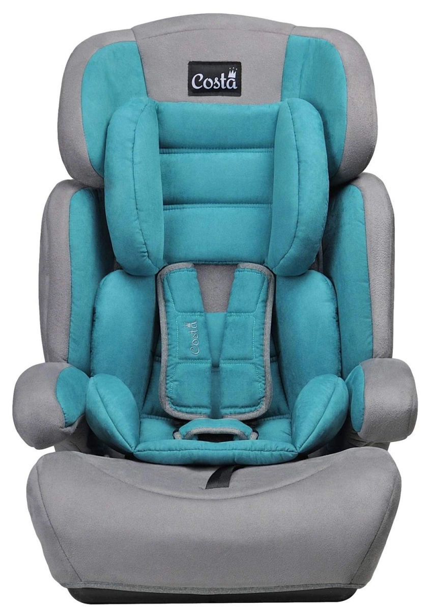 Автокресло детское Farfello CS-003 Изумрудно-зеленый/Emerald green велюр, YB702AEG