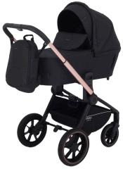 Коляска 3 в 1 MOWBaby ZOOM PU RA087 Gold Black