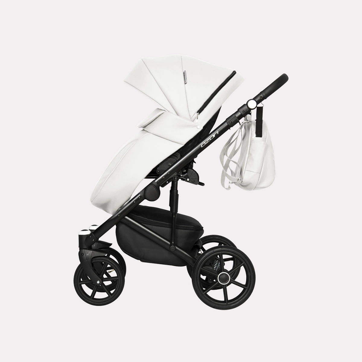 Коляска 3 в 1 Riko Basic Ozon, 07 белый