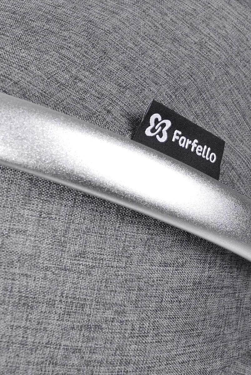 Коляска трансформер Farfello Pristina (Серый PS-11)