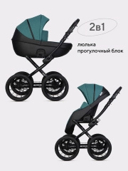 Коляска 2 в 1 Riko Basic Pacco Presige 03 Lagoon