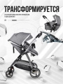 Коляска трансформер Farfello Pristina (Серый PS-11)