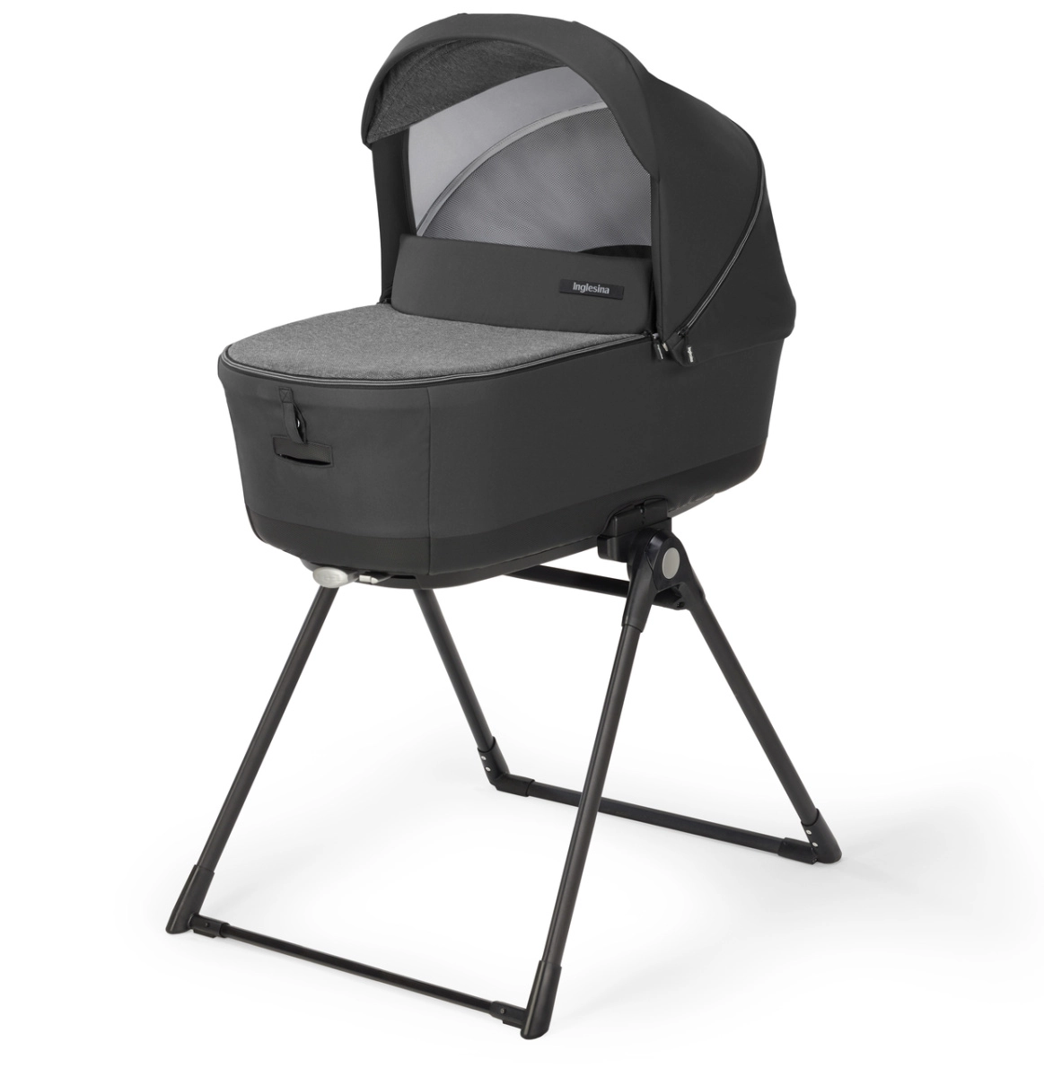 Коляска 3 в 1 Inglesina Electa с подставкой под люльку Stand Up, Upper Black