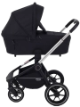Коляска 3 в 1 MOWBaby ZOOM PU RA087 Silver Black