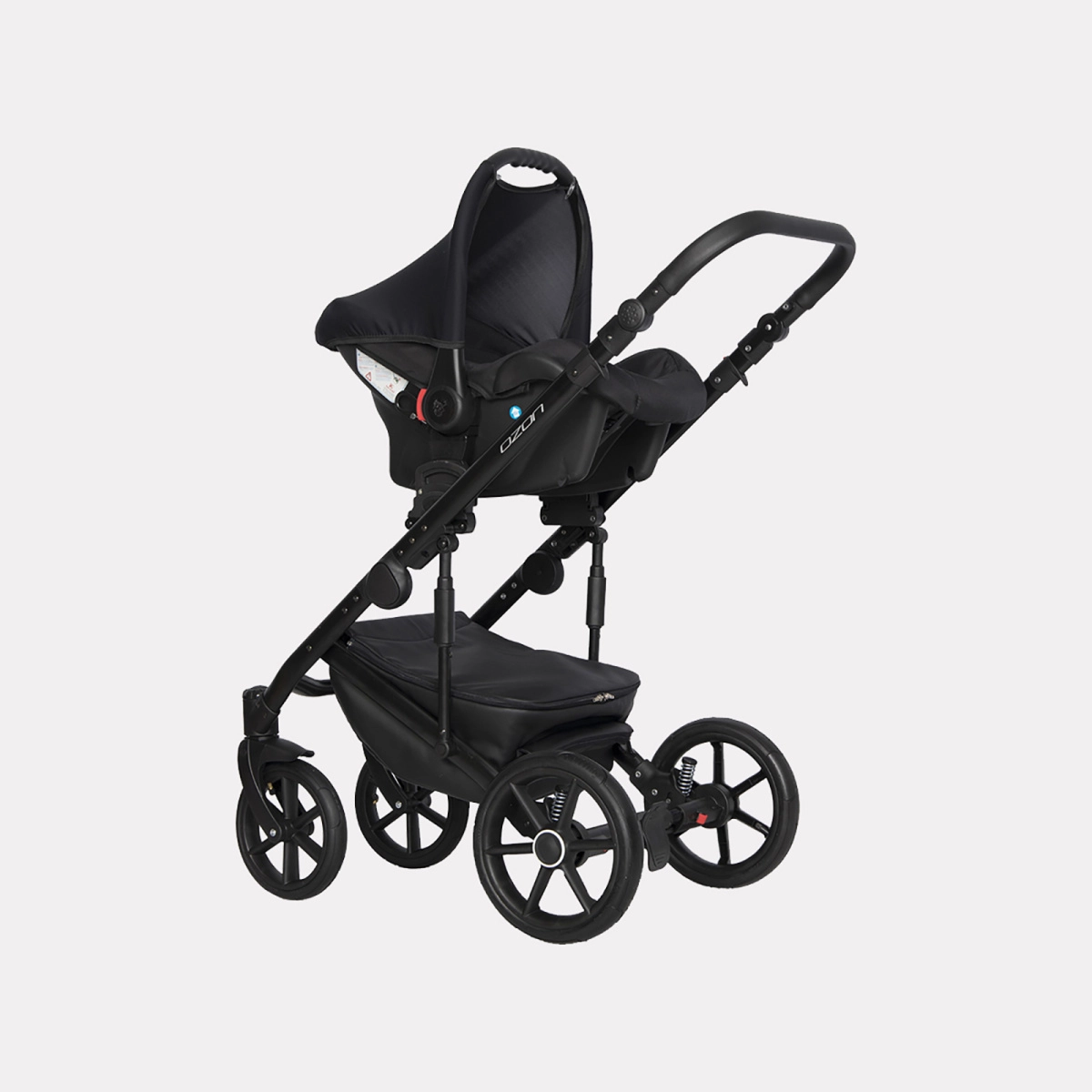 Коляска 3 в 1 Riko Basic Ozon, 07 белый