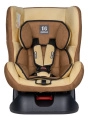 Автокресло детское Farfello GE-E велюр коричнево-бежевое brown+beige