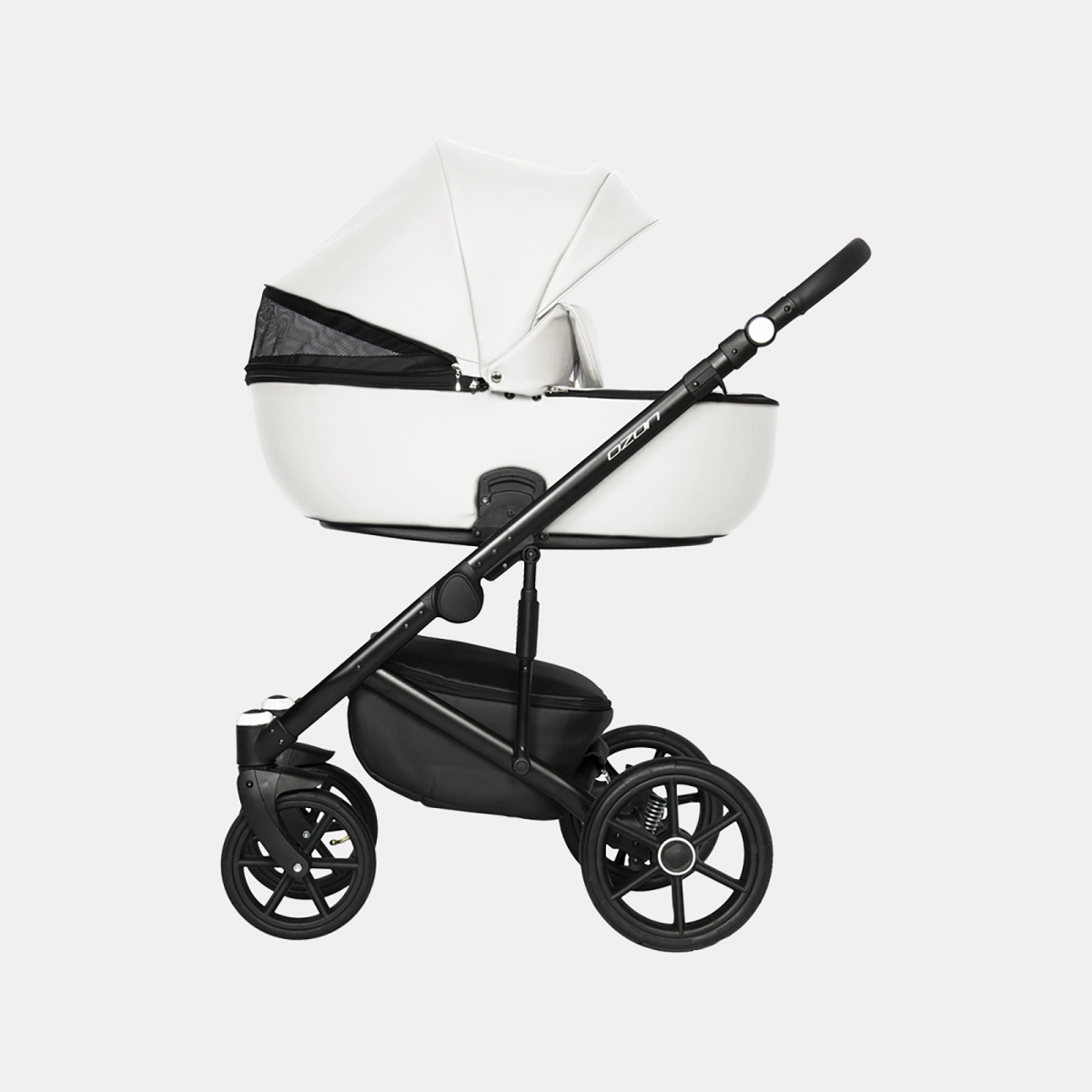 Коляска 3 в 1 Riko Basic Ozon, 07 белый
