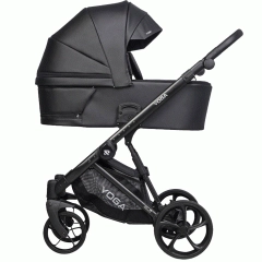 Коляска 2 в 1 Riko Basic Yoga Ecco 12 Black