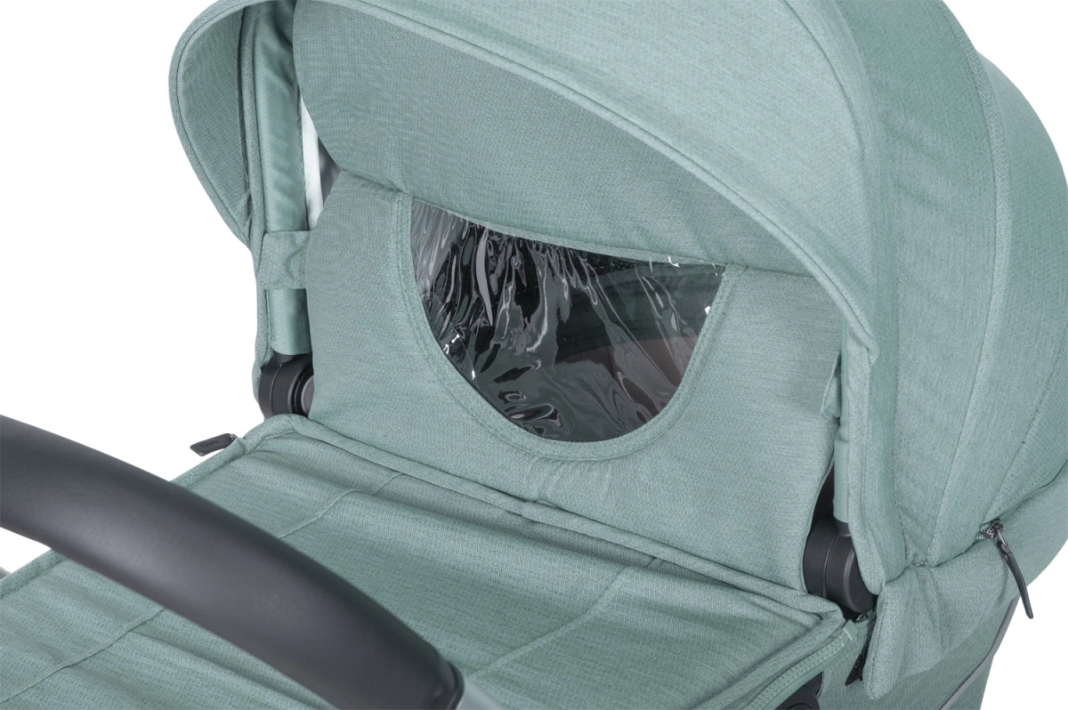 Коляска модульная 2в1 Farfello Baby shell BBS (BBS-15 Green/Зеленый / серебро)