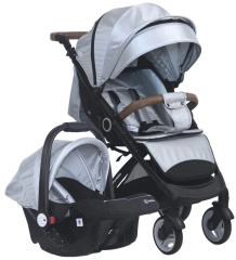 Коляска детская прогулочная Farfello Bino Angel Comfort (Silver/ серебристый)
