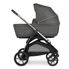 Коляска 3 в 1 Inglesina Aptica New 2025 + Автокресло Inglesina Darwin i-Size (0-13 кг), Velvet Grey (Темно-серый)