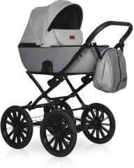 Коляска 2 в 1 Riko Basic Ozon Shine Prestige 03 серый