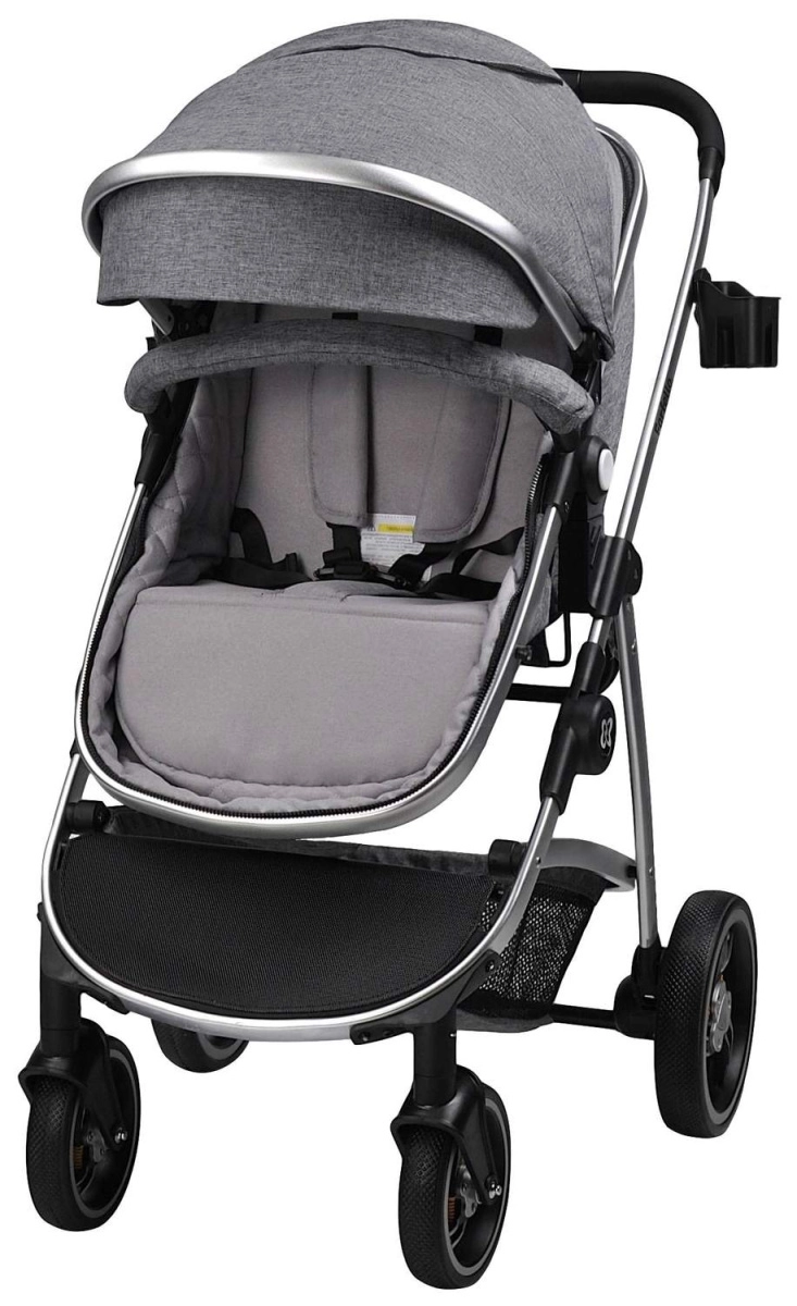 Коляска трансформер Farfello Pristina (Серый PS-11)